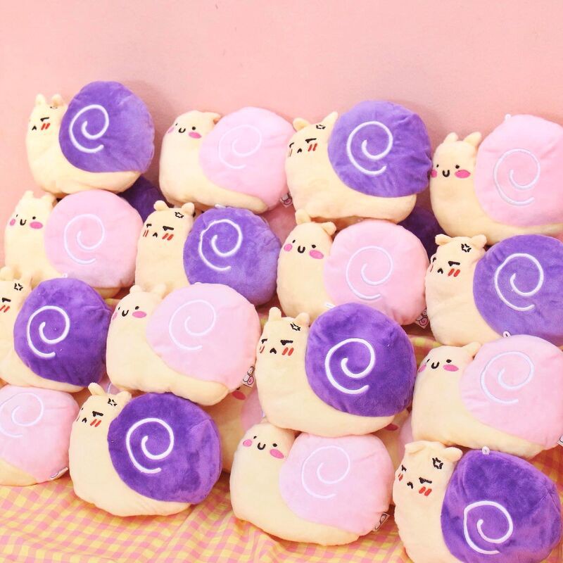 Gấu bông ốc sên cảm xúc 2 mặt đáng yêu - Gấu bông cute - Gấu bông ốc sên 2 mặt thay đổi theo tâm trạng