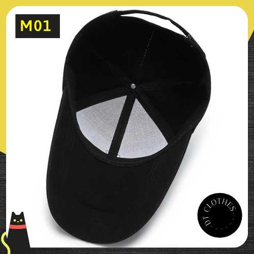 Mũ lưỡi chai nam nữ unisex DT Clothes thời trang cá tính họa tiết LOGO thêu có chốt điều chỉnh