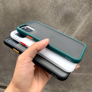 ỐP LƯNG TOTU IPHONE 11 / 11 PRO/ 11 PRO MAX LƯNG NHÁM VIỀN MÀU