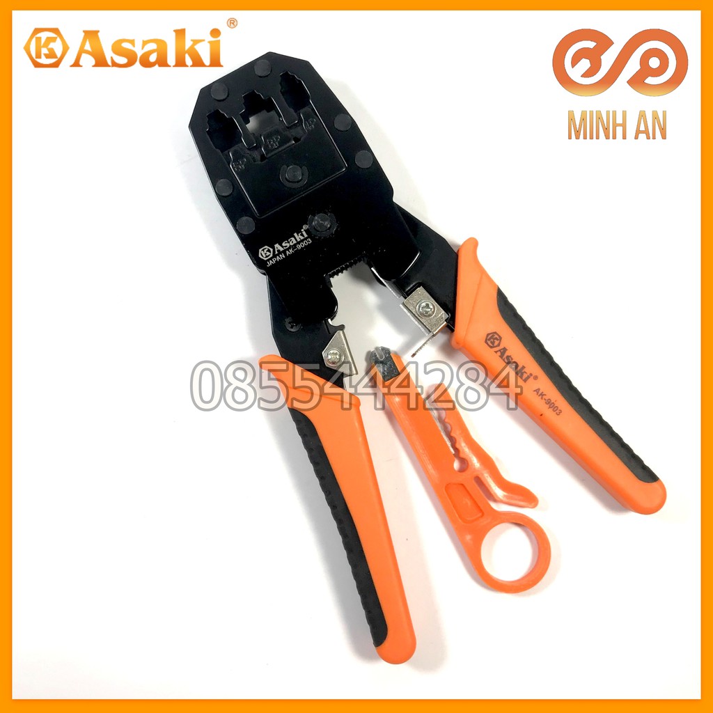Kìm bấm mạng 8inch/200mm [HÀNG CHÍNH HÃNG] ASAKI AK-9003