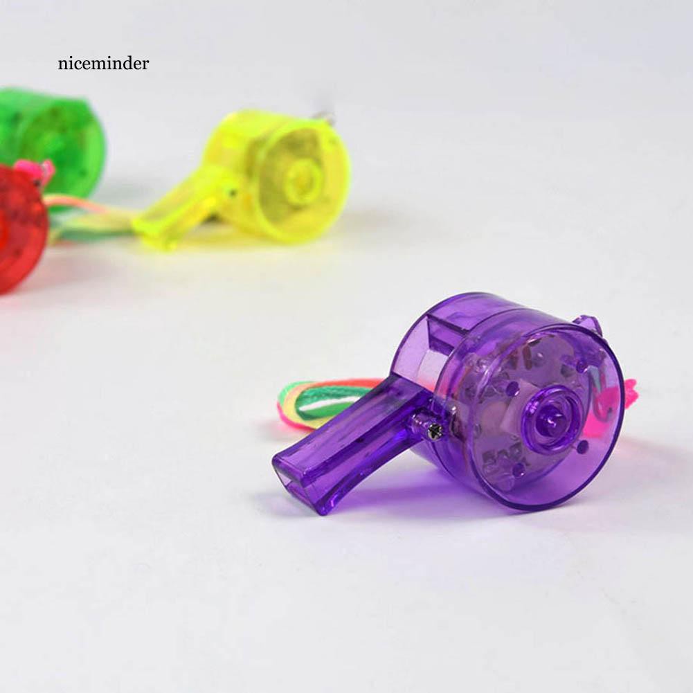 Còi Đồ Chơi Có Đèn LED Phát Sáng Nhiều Màu Làm Qùa 1/6 Cho Bé