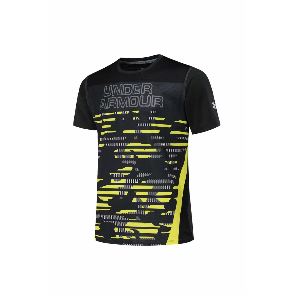 Under Armour In camo tay áo ngắn Áo sơ mi ngắn tay nam Thể dục tay áo ngắn Tay áo ngắn