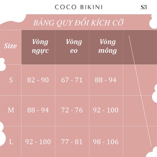 𝑪𝑶𝑪𝑶 𝑩𝑰𝑲𝑰𝑵𝑰 Bikini - Bộ Bơi Nữ ( CB229 )