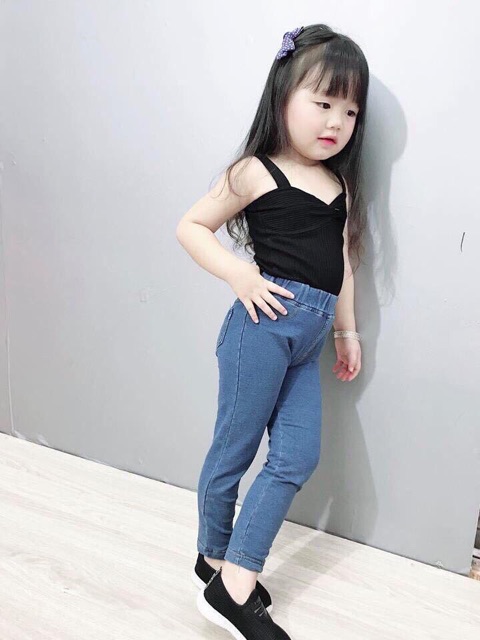 Quần jean da cá bé trai bé gái Place siêu xịn