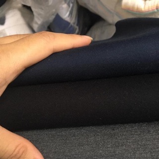 Vải thun umi đen