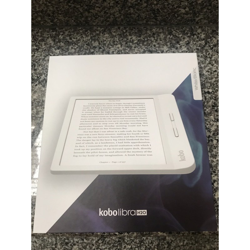 Kobo Libra H20 white Fullbox máy mới nguyên kiện hàng ship USA