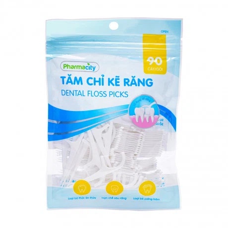 Tăm Chỉ Kẽ Răng Pharmacity Gói 90 Cây