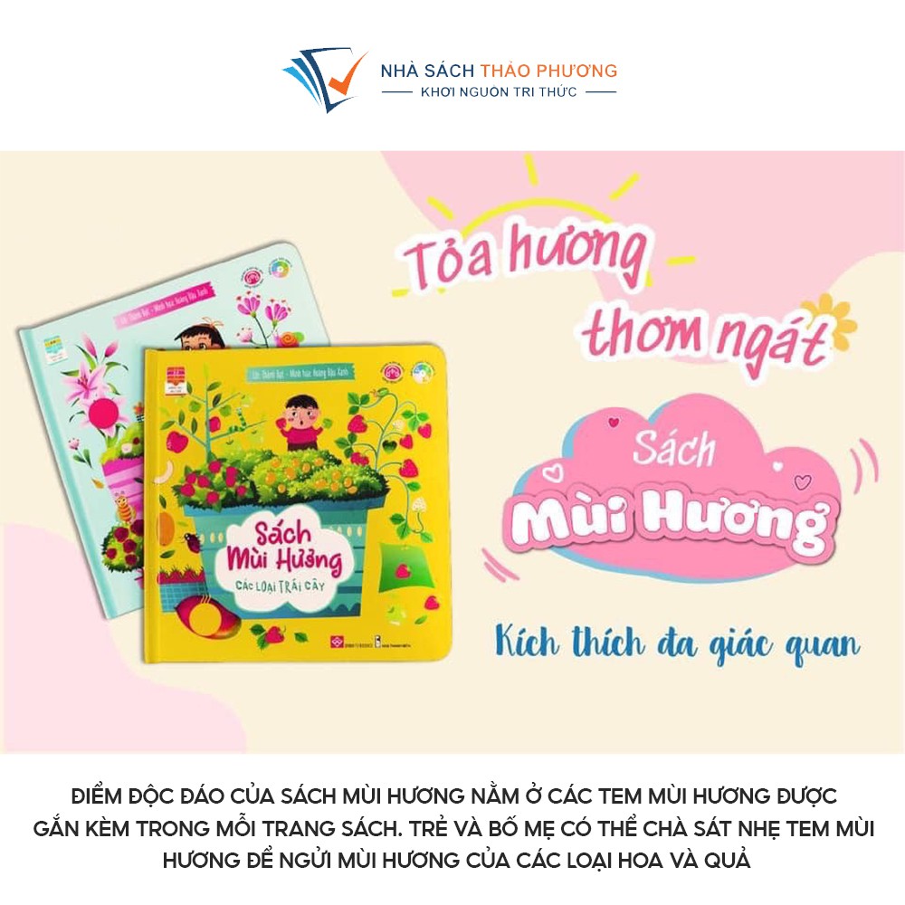 Sách - Mùi hương hoa và trái cây tương tác độc đáo kèm audio đọc sách (Bìa cứng)