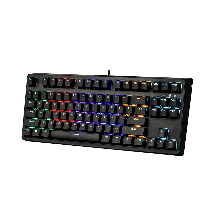 Bàn phím cơ E-Dra EK387 Huano Switch Led Rainbow - Hàng Chính Hãng