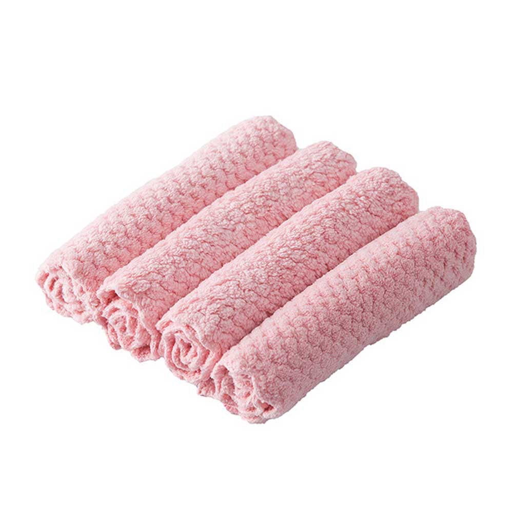 Set 1/3 khăn lau bằng sợi microfiber mềm mại đa năng