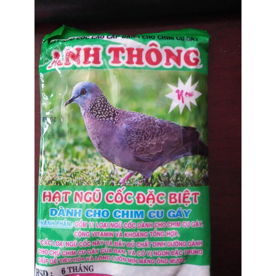 Hạt Ngũ Cốc Cu Gáy Anh Thông 200gr - Thức Ăn Chim Cu Gáy