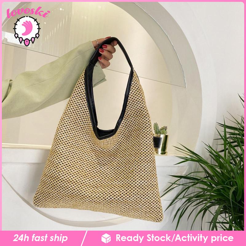 Túi Xách Đan Lát Phong Cách Bohemian Thời Trang Đi Biển Cho Nữ