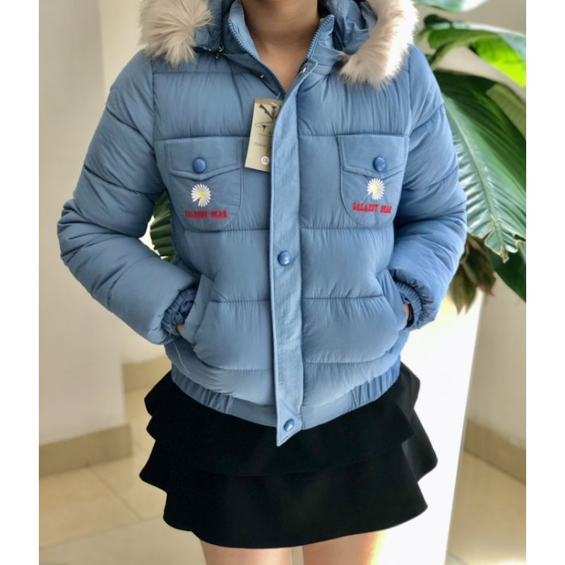 Áo phao nữ dáng ngắn siêu nhẹ, [ẢNH THẬT 100%] kiểu dáng Hàn Quốc