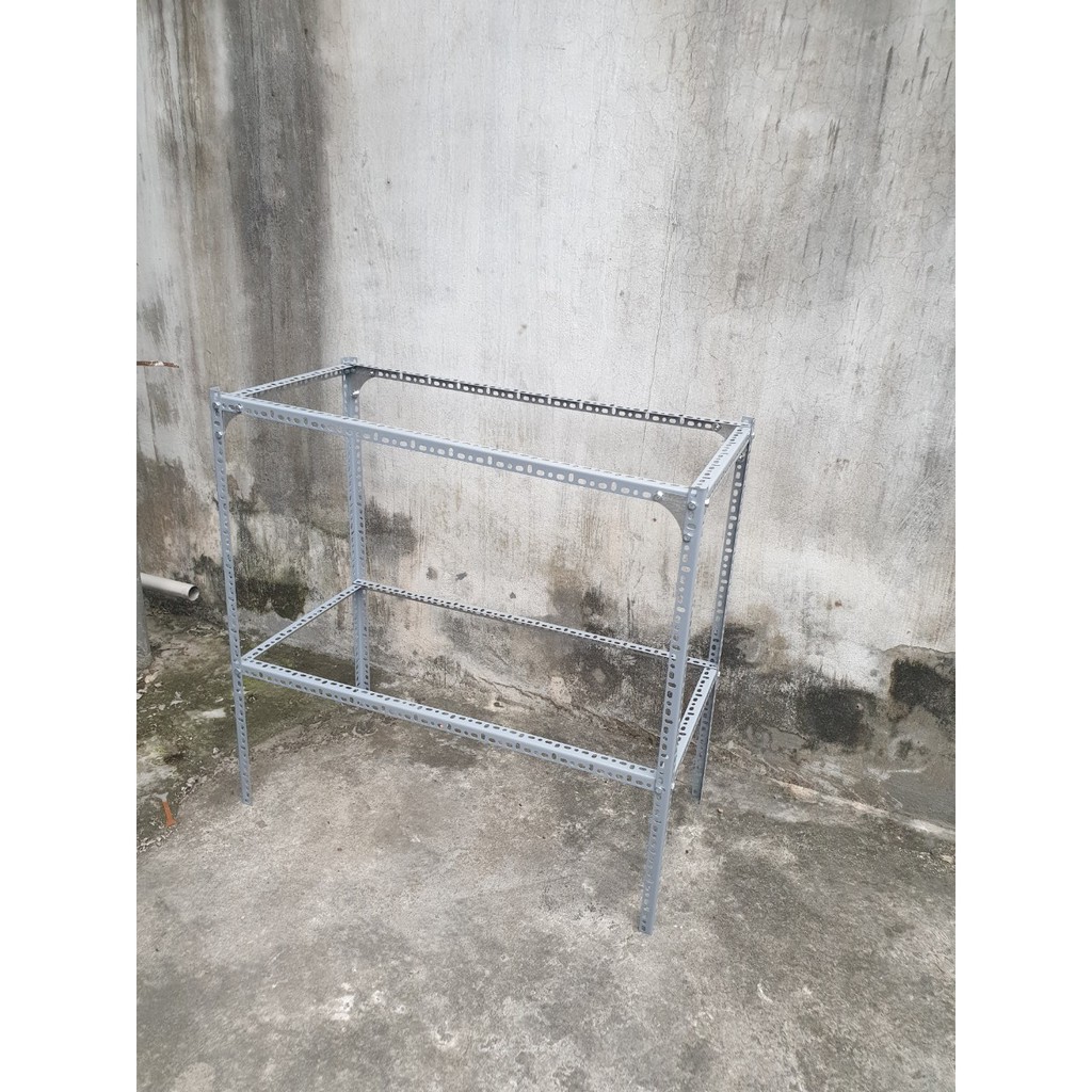 Kệ sắt đa năng trồng rau 2 tầng dùng cho 2 khay loại 68x43cm