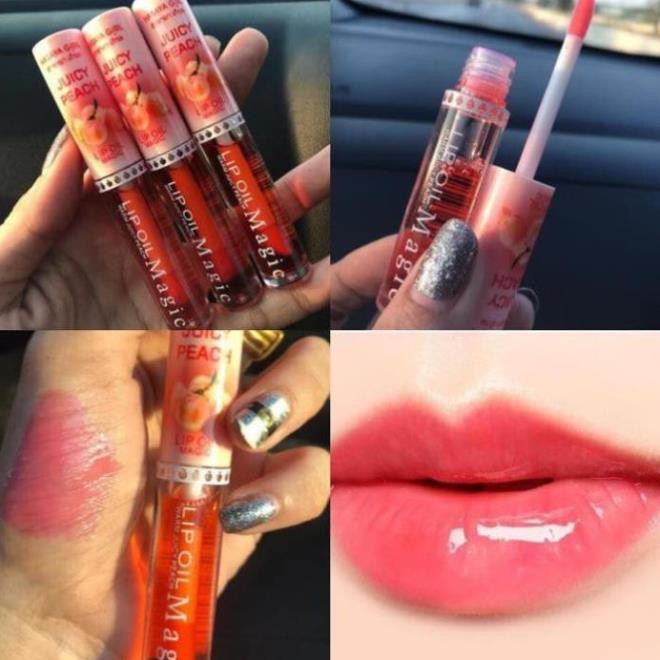 [New] Son Dưỡng Môi Có Màu Tráo Đào Lip Oil Magic Hasaya Girl Môi Căng Mọng ✅FLASH SALE✅ | BigBuy360 - bigbuy360.vn