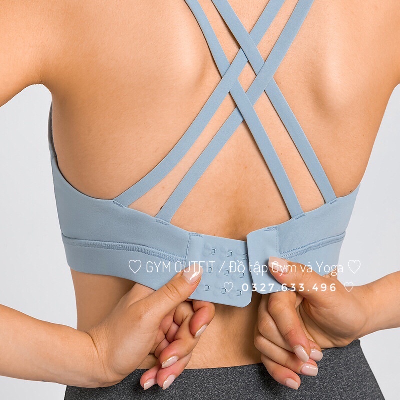 Áo Tập Gym Yoga Có Sẵn Mút Lót- Áo Lót Thể Thao Cao Cấp Lululemon Energy Adjustable Bra