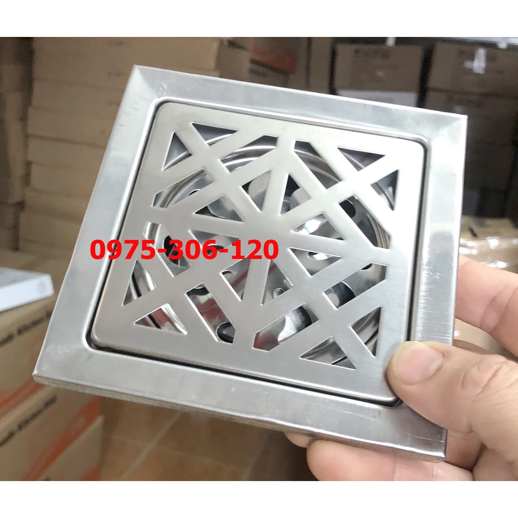 Hố Ga Thoát Nước Sàn Phễu Thoát Sàn Bằng INOX HG2 Chống Mùi Hôi