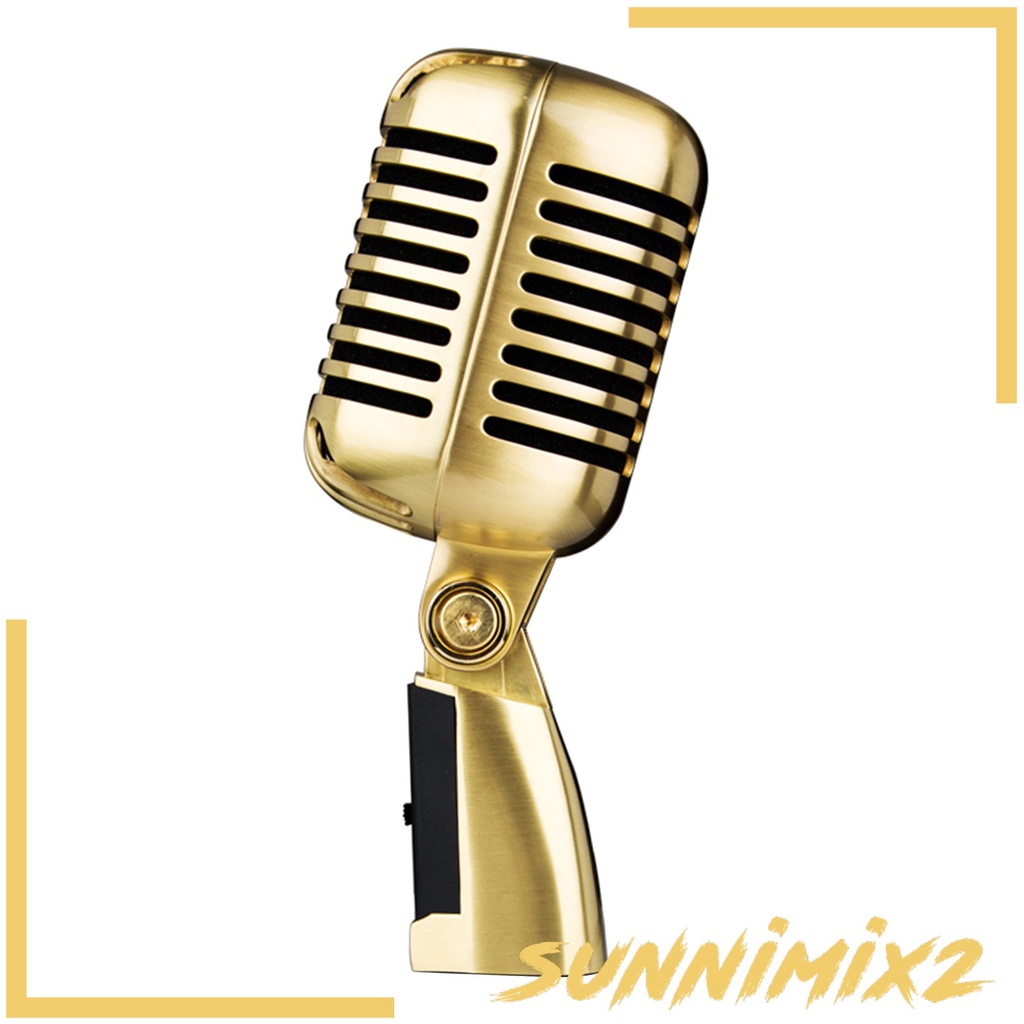 Classic Vintage Dynamic Vocal Microphone for Live Stage Karaoke