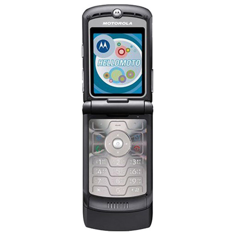 Điện Thoại Motorola V3i Chính Hãng Vỏ Thép Phím Thép Không Tróc Sơn