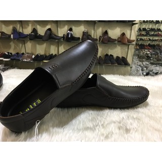 Giầy mọi nam da bò chấm Lutra