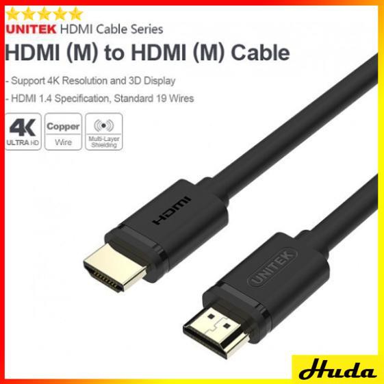 Cáp HDMI 4K Ultra HD 3D 5 mét Unitek Y-C140