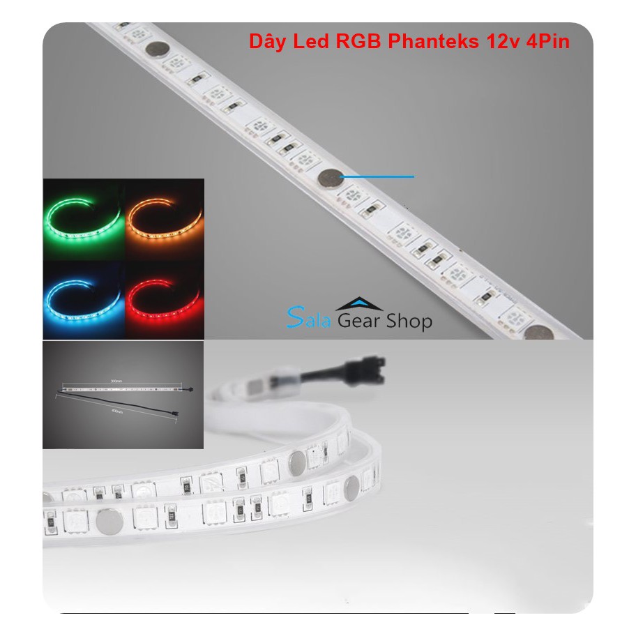 Dây Led RGB Phanteks M3 12v 4Pin dài 30cm