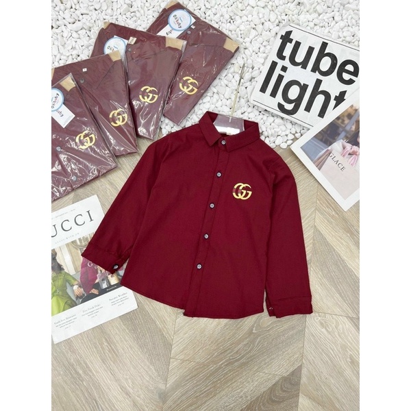 A028 ÁO SƠ MI DÀI TAY 6 MÀU ĐA DẠNG CHO MẸ VÀ BÉ CHỌN  18-28kg