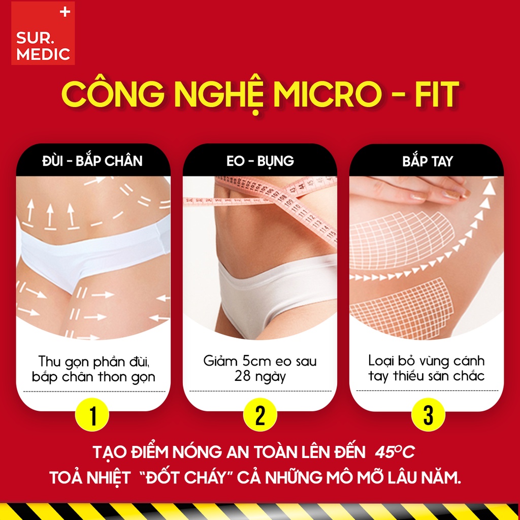 Thanh Lăn Massage Tan Mỡ Body Sur.Medic Fit Body Hot Gel Cream 100ml