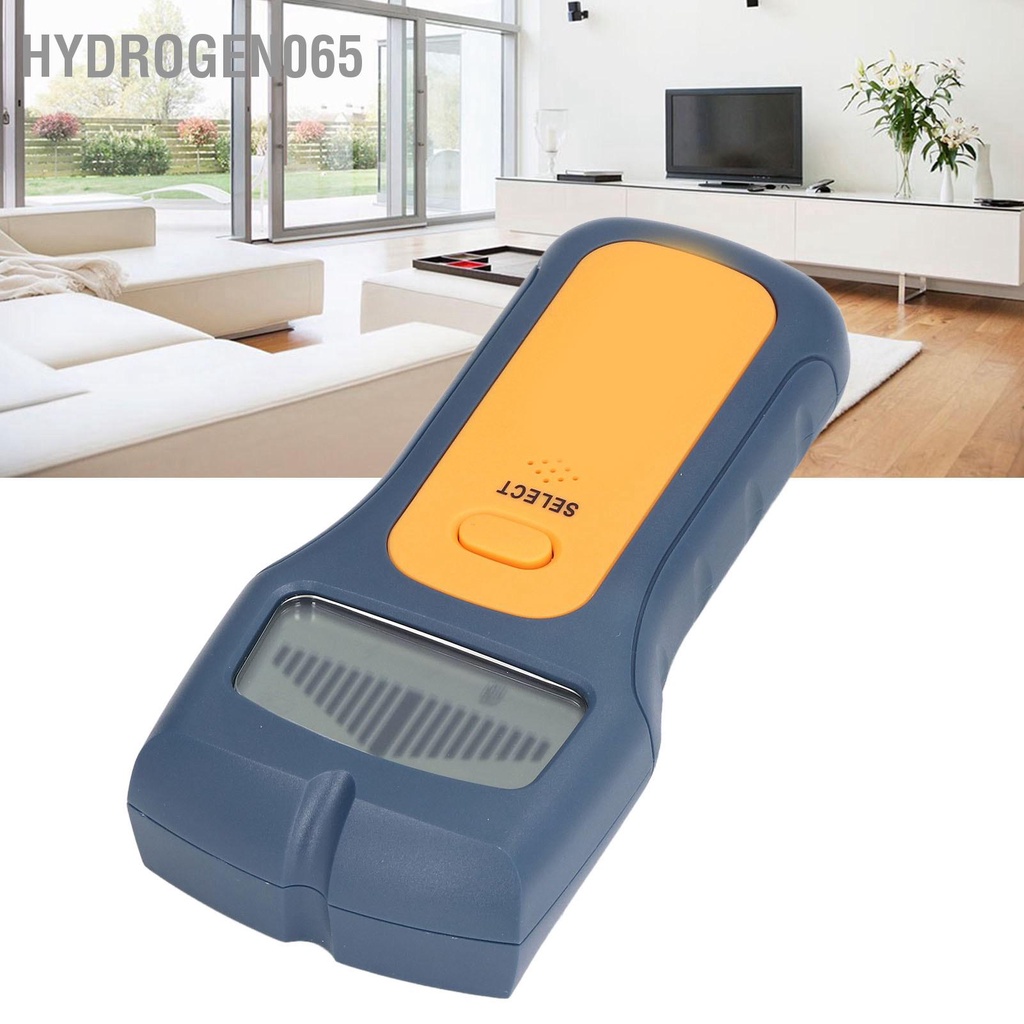 Hydrogen065 Máy quét tường Âm thanh đồ họa báo động Vị trí độ sâu phát hiện Stud Finder cho dây gỗ kim loại