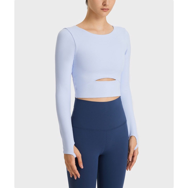 Áo crop DT hở bụng Lulu