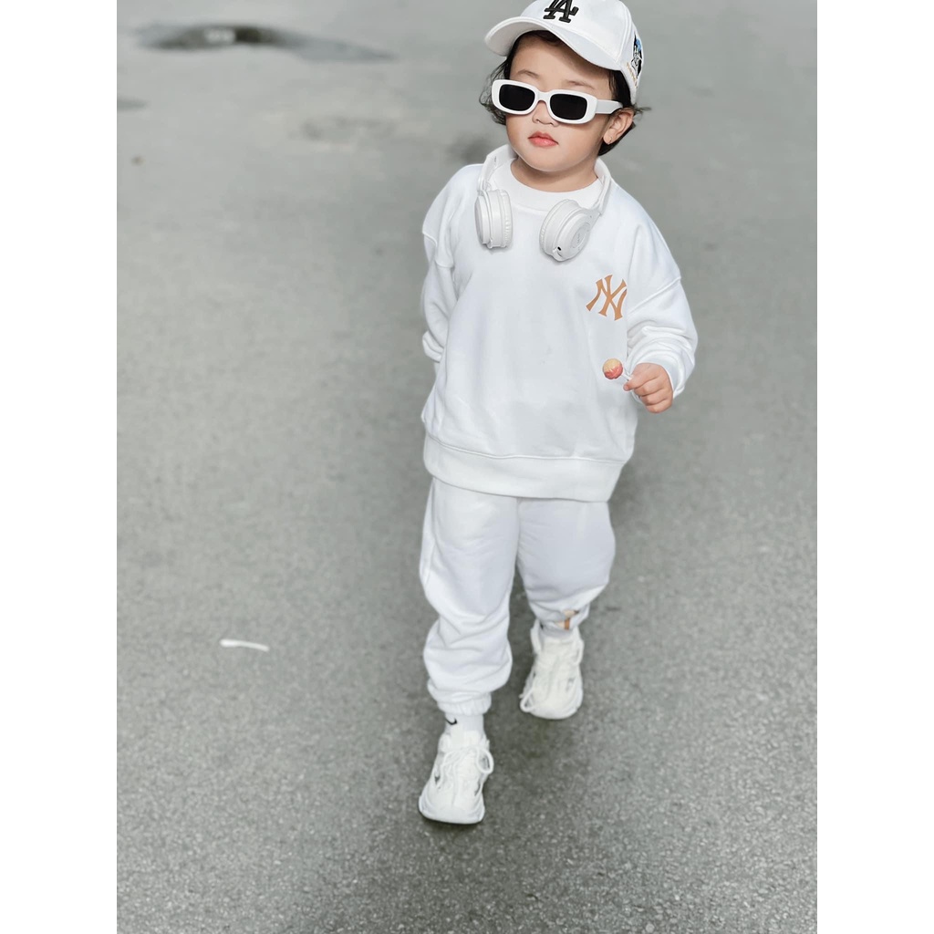 Set ML B họa tiết hình khối cho bé , bộ quần áo trẻ em unisex , Kid_genZ