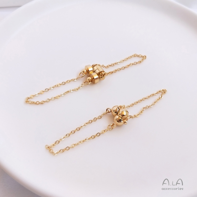 Vòng Cổ Handmade Mạ Vàng 14k Có Khóa Cài Nam Châm