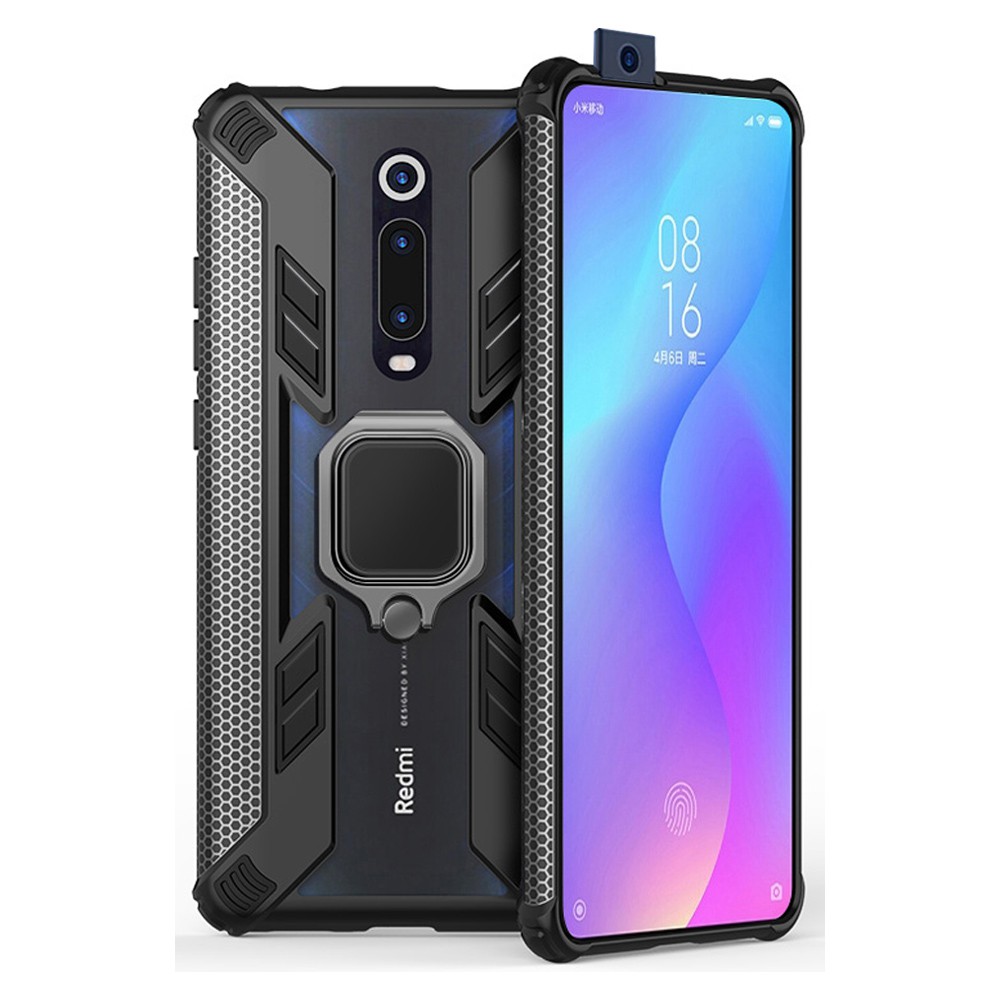 Ốp lưng kiểu giáp chống sốc có vòng đỡ từ tính gắn ô tô  Xiaomi Redmi K20 Pro K30 5G Pro Redmi Note 8 Pro Note 7 Pro K20 Pro