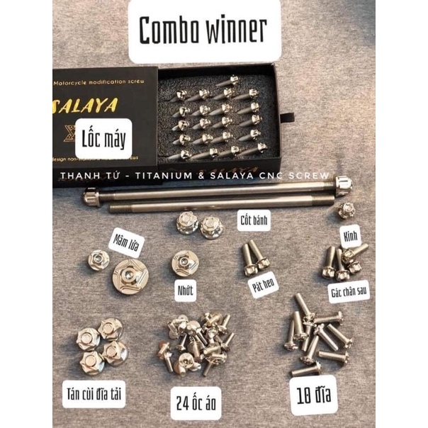 Combo ốc salaya full xe winner/winner X