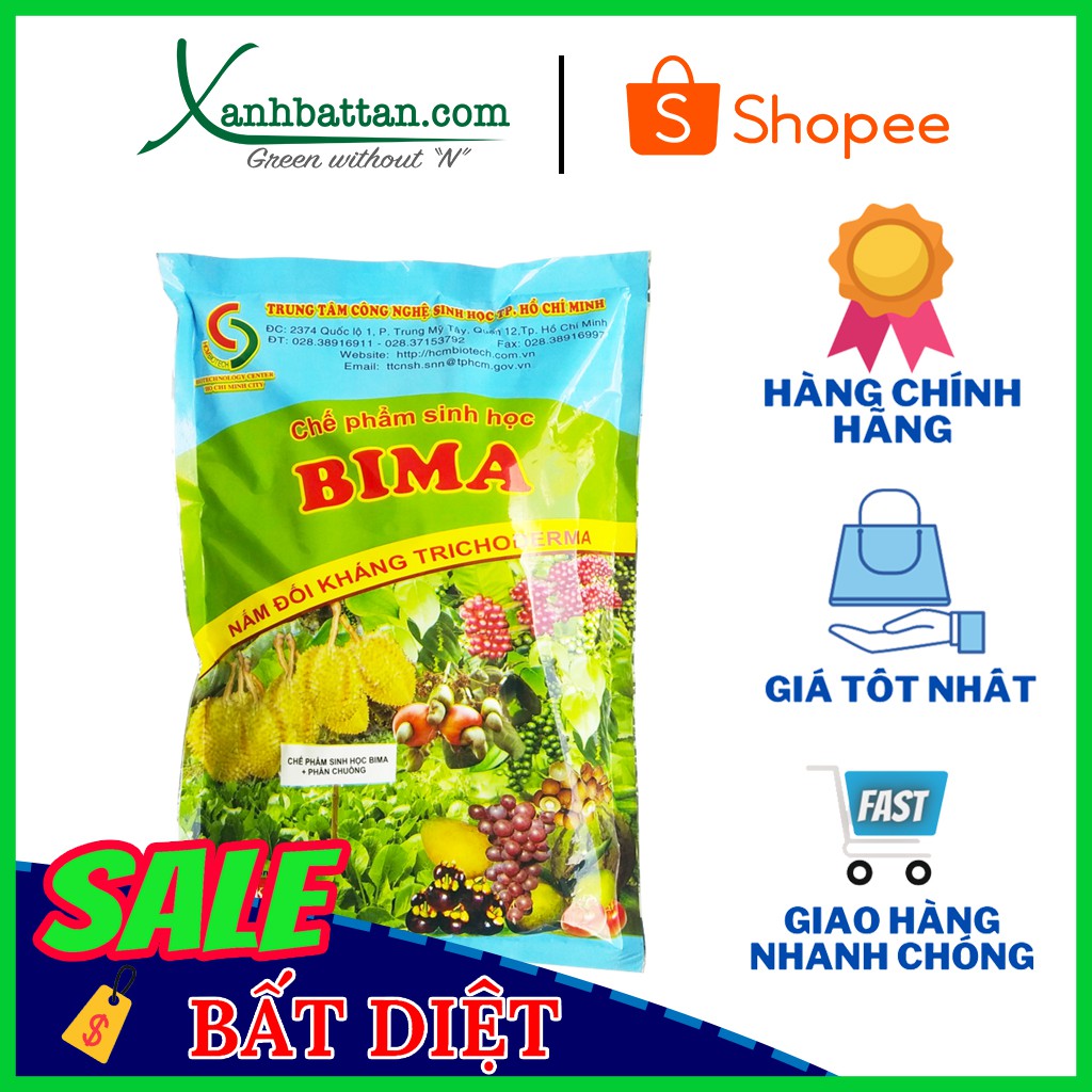 Chế Phẩm Sinh Học Trichoderma Bima Túi 1kg