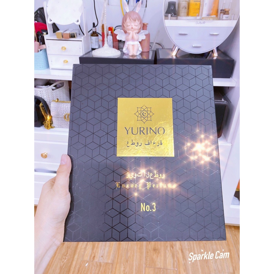 Set Nước Hoa YURINO 8 Chai Có Đèn Siêu Đẹp Bao Chuẩn