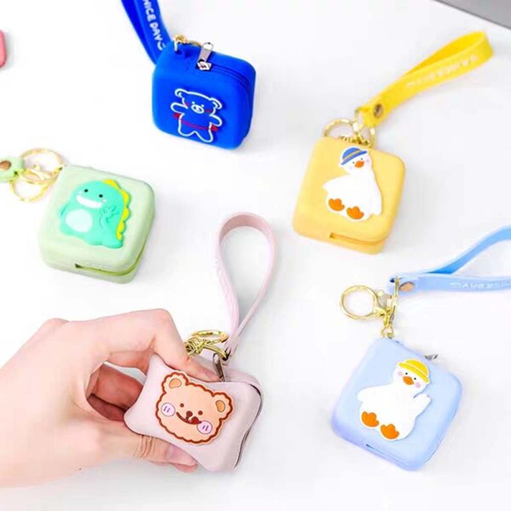 Túi đựng tiền xu thiết kế hoạt hình sáng tạo nhiều màu sắc cho trẻ em