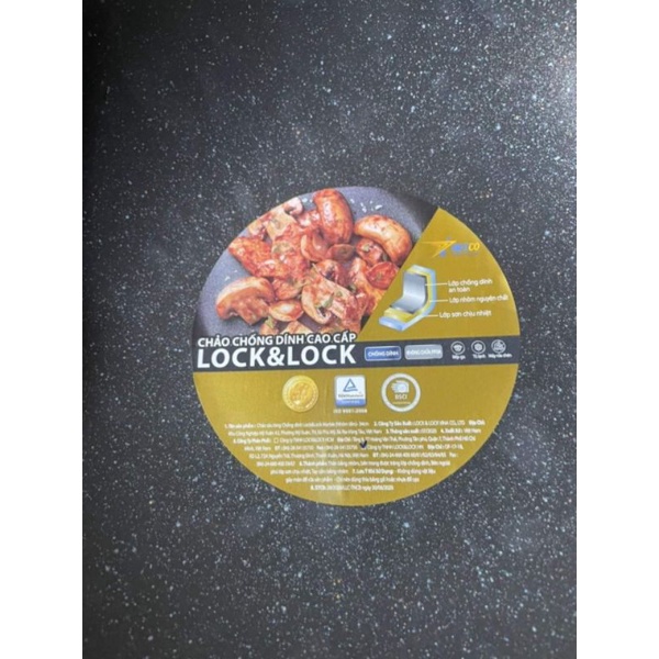 Chảo sâu lòng lock & lock 34cm