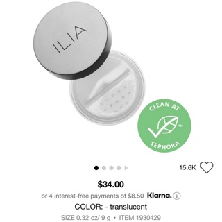 Phấn phủ dạng bột Ilia Soft Focus Finishing Powder