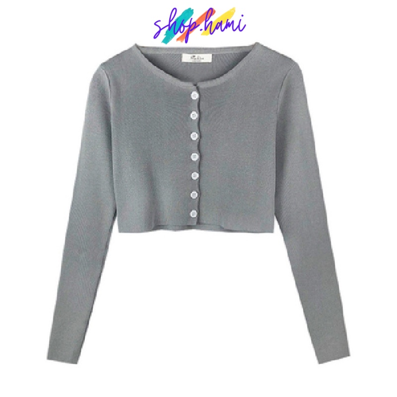 Áo Croptop YAN Tay Dài Nữ Ulzzang SHOP HAMI CRT02