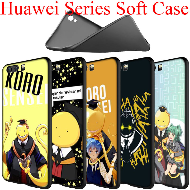 Ốp Điện Thoại Mềm Hình Koro Sensei Cho Huawei Y6P P40 Pro Max Nova 7 Se