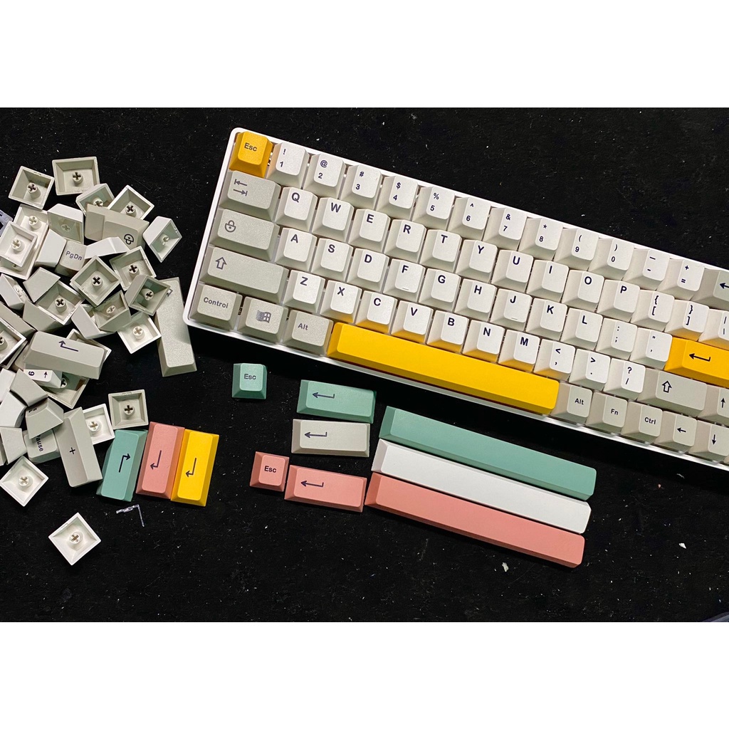Bộ keycap 9009 retro / profile cherry / 134 phím cho bàn phím cơ