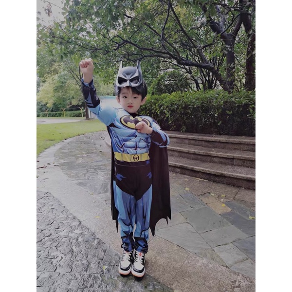 Quần áo siêu nhân batman người dơi xanh
