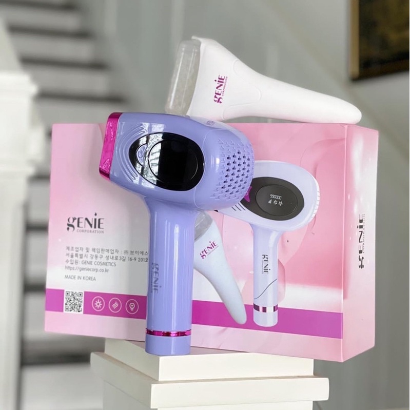 Combo Máy Triệt Lông Genie IPL Pro 2022 và Thanh Lăn Lạnh ICE Roller Genie