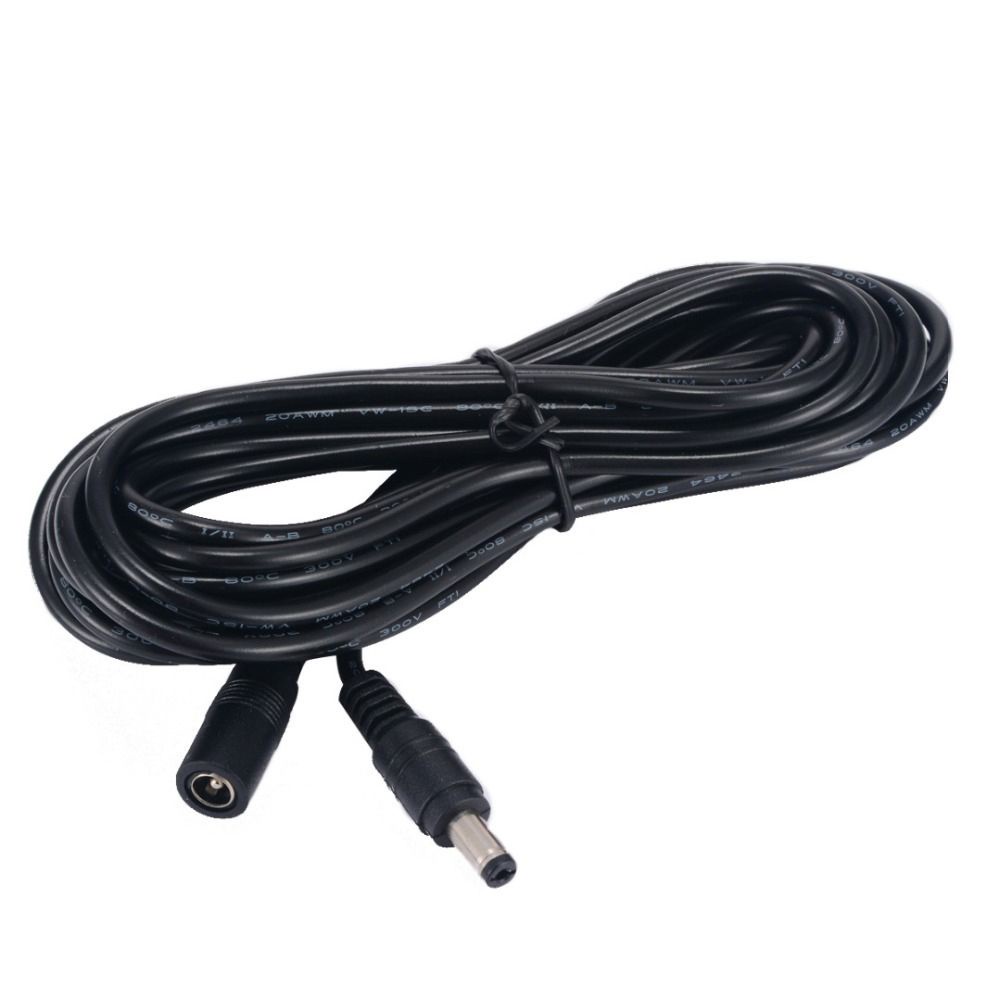 Dây Cáp Mở Rộng Nguồn DC 12V 5.5 * 2.1mm Male Female 1M 2M 3M 5M 10M Dành Cho Camera CCTV