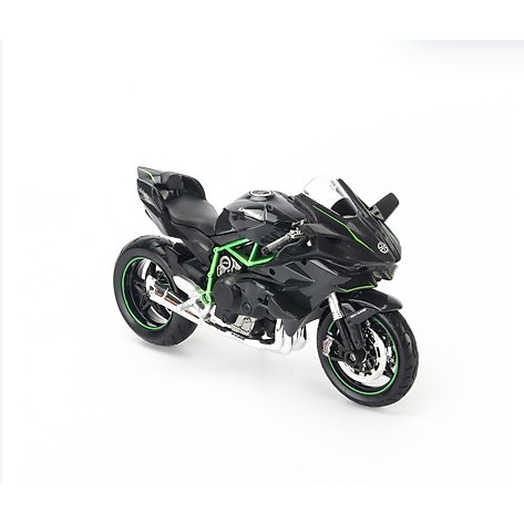 Mô Hình Xe Kawasaki Ninja H2R Black 1:12 Maisto