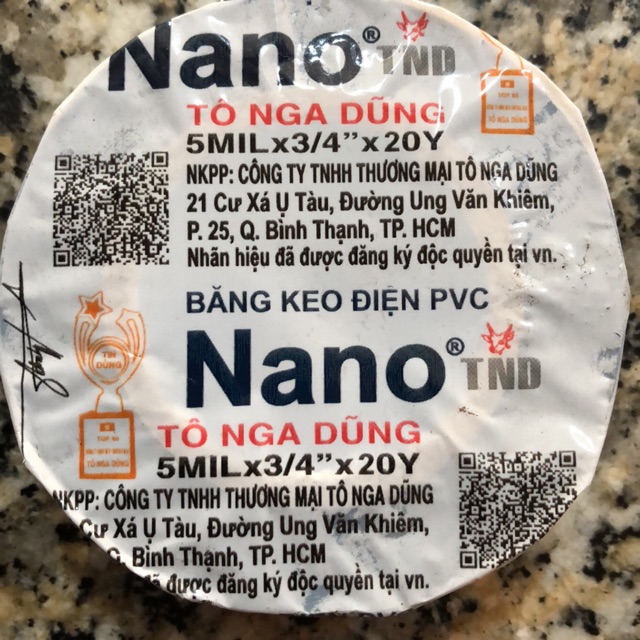 Băng Keo Điện Nano 20Y | TND