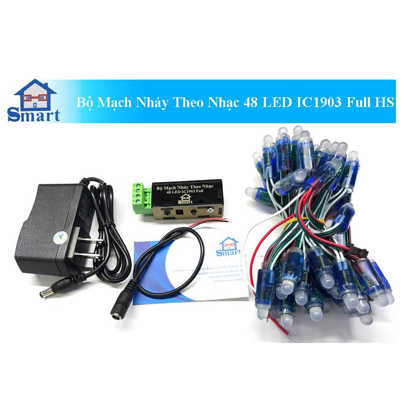 Bộ Mạch Nháy Theo Nhạc 48 LED IC1903 Full HS