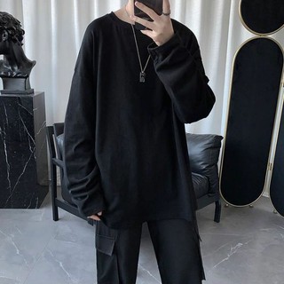 Áo Thun Trơn Dài Tay Form Rộng HIPHOP STREETWEAR Unisex Giá Rẻ
