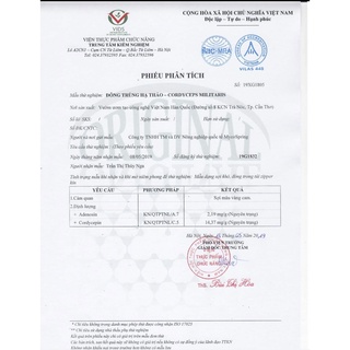 Đông Trùng Hạ Thảo - Sấy Thăng Hoa